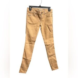Free People Sand Tan Dkinny Denim Pants